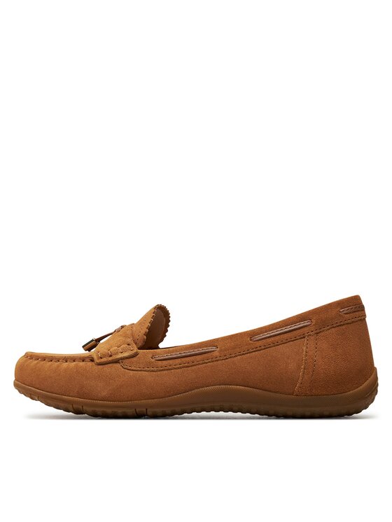 Geox Mokasíny Geox D Vega Moc D35DNA 00022 C6001 Hnědá
