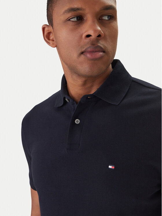 Tommy Hilfiger Tommy Hilfiger Pólóing 1985 MW0MW17770 Sötétkék Regular Fit