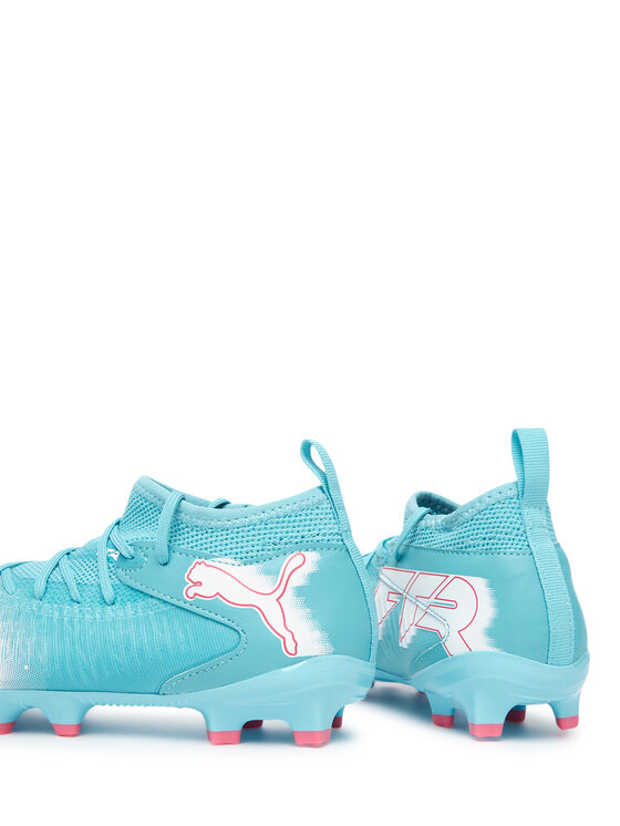Puma Обувки за футбол Puma Future 8 Match Re-Charge Fg/Ag Jr 108762 01 Светлосиньо