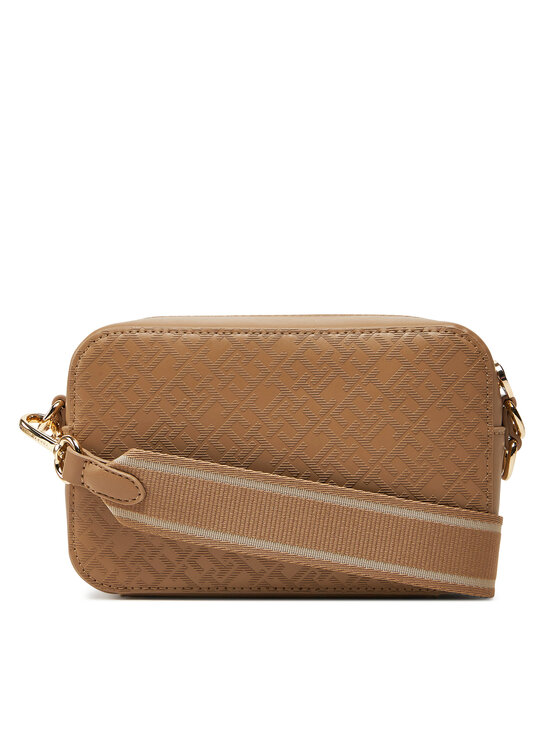 Tommy Hilfiger Kabelka Tommy Hilfiger Th Distinct Camera Bag Mono AW0AW17221 Hnedá