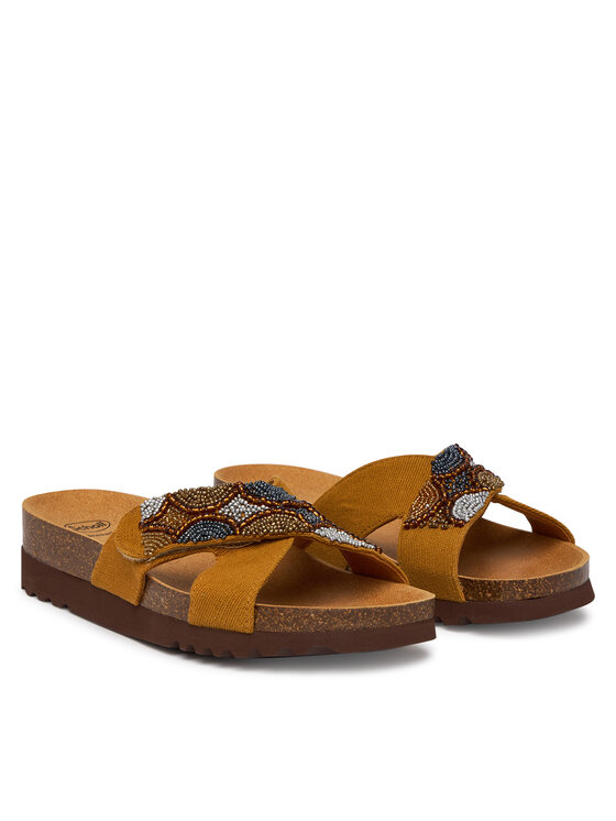 Scholl Шльопанці Scholl La Serena MF00820 Жовтий