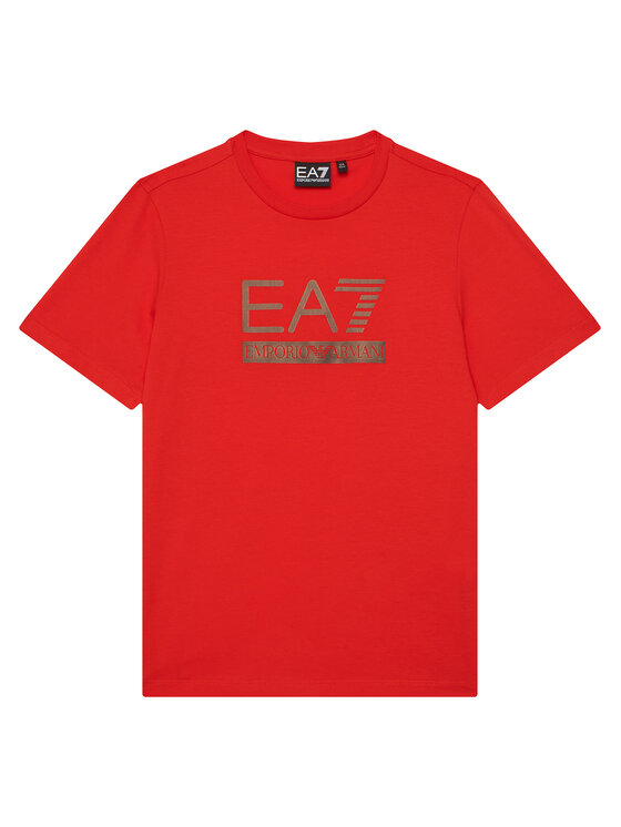EA7 Emporio Armani EA7 Emporio Armani Camiseta 7B000350 AF10375 U5005 Rojo Regular Fit