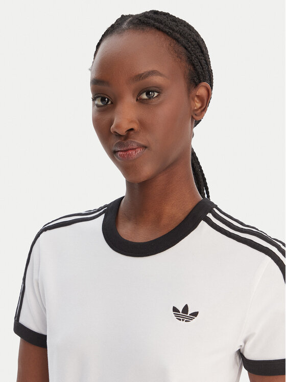 adidas adidas Футболка 3-Stripes KD3683 Білий Slim Fit
