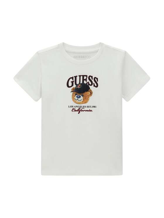 Guess Guess Camiseta N6YI13 K3801 Blanco Regular Fit