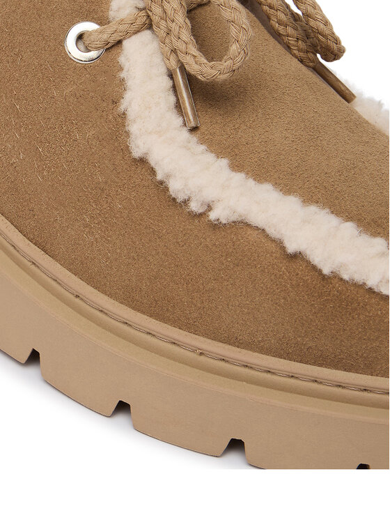 Inuikii Pantofi Inuikii Mocabee Curly 1015.003.0011 Bej