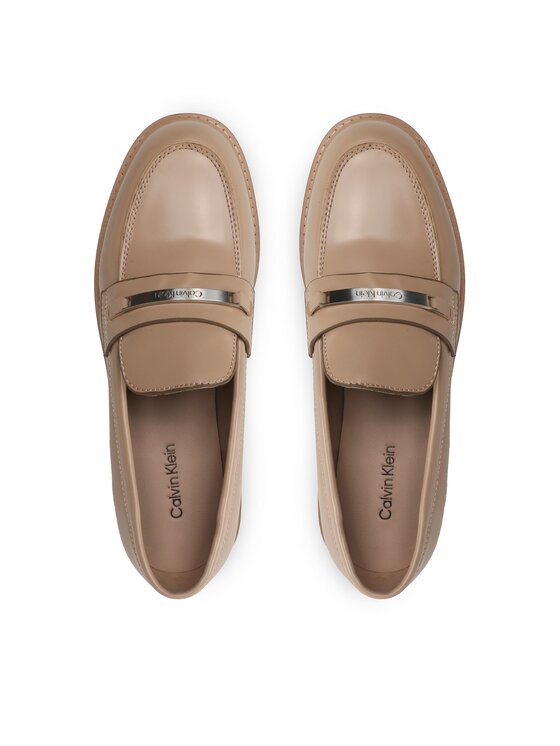 Calvin Klein Chunky loafers Calvin Klein Rubber Sole Loafer W/Hw HW0HW01791 Beige