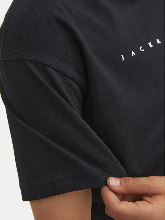 Jack & Jones Junior Jack & Jones Junior Majica Star 12237435 Črna Relaxed Fit