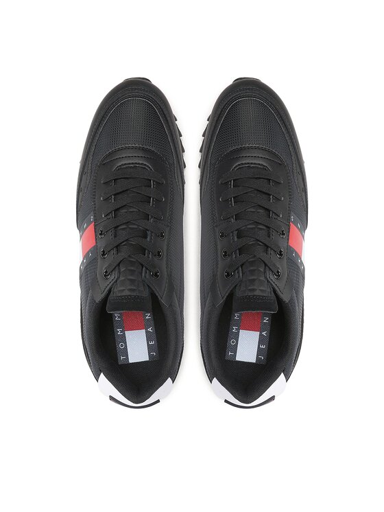 Tommy Jeans Laisvalaikio batai Tommy Jeans Track Cleat EM0EM01083 Juoda
