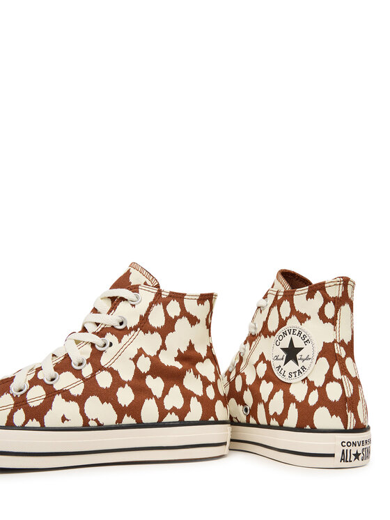 Converse Кеди Converse Chuck Taylor All Star Cow Print A17924C Коричневий