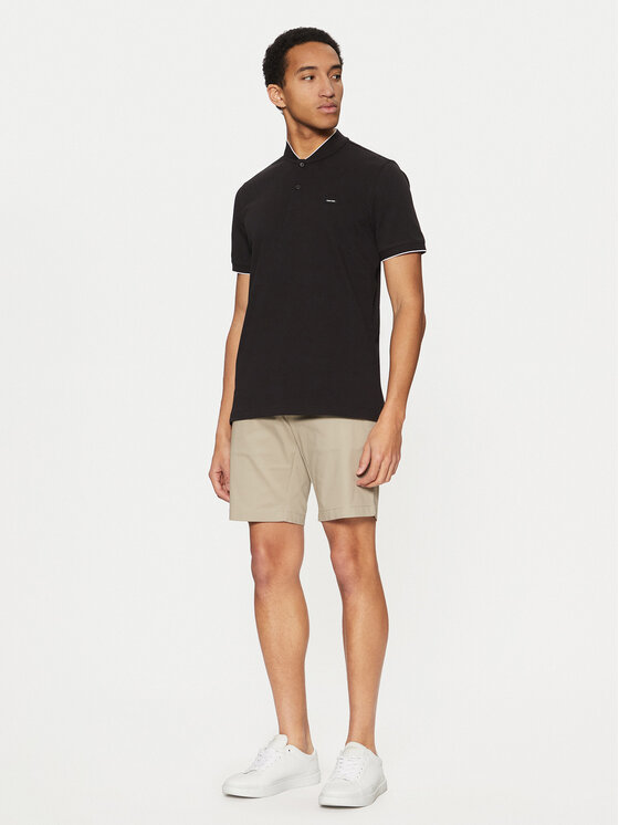Calvin Klein Calvin Klein Polo majica K10K114139 Črna Regular Fit