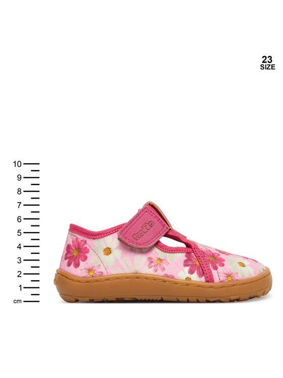 Froddo Тапочки Froddo Barefoot Canvas T-Bar G1700439-4 M Рожевий