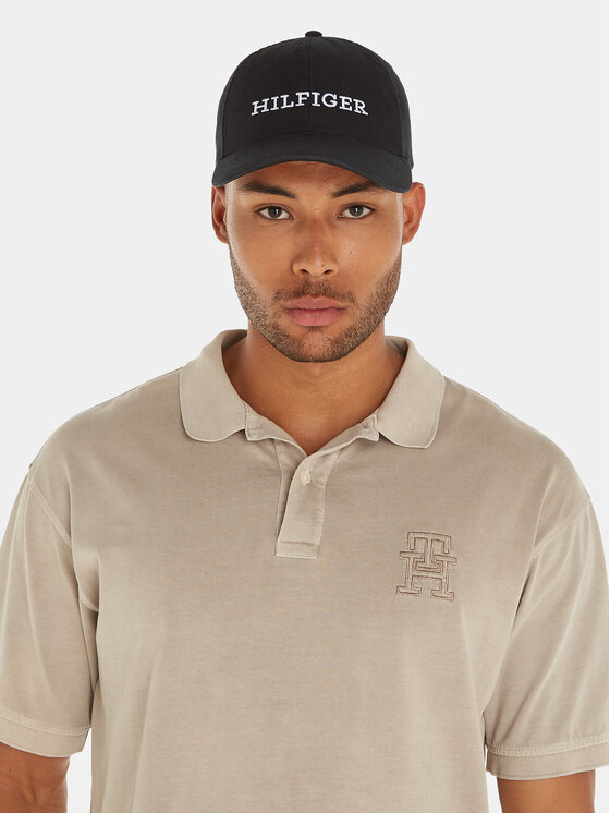 Tommy Hilfiger Kšiltovka Tommy Hilfiger Th Monotype Soft 6 Panel Cap AM0AM12154 Černá
