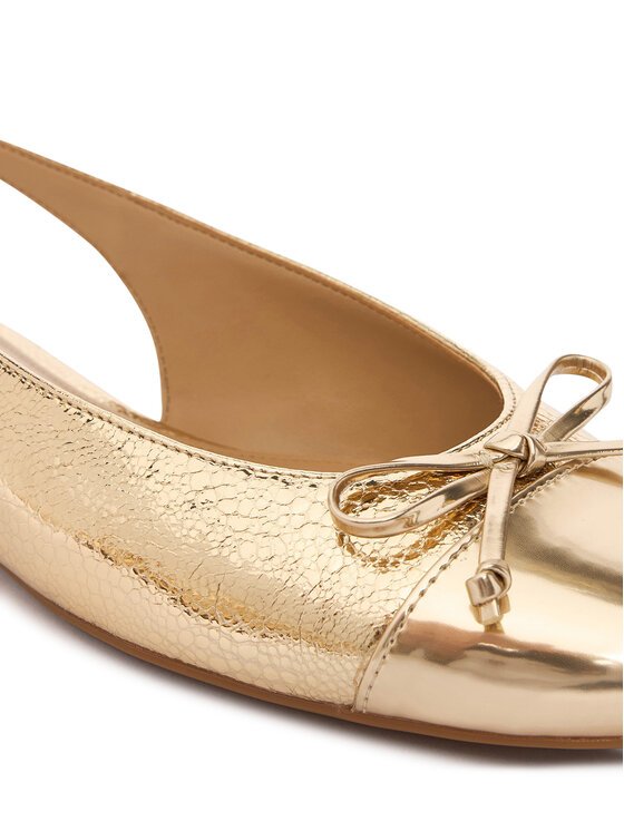 MICHAEL Michael Kors Балетки MICHAEL Michael Kors Piper Sling 40S6PIFP1M Золотий