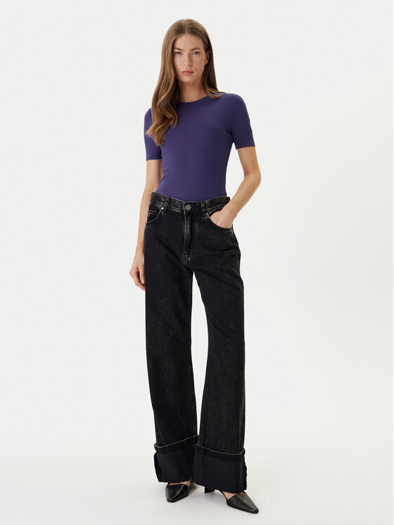 Calvin Klein Calvin Klein Camiseta LV044D246G Violeta Slim Fit