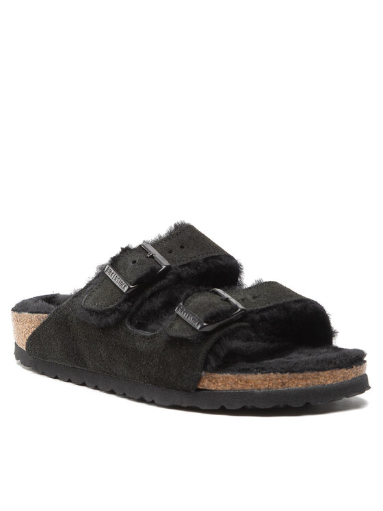 Birkenstock Natikači Birkenstock Arizona Shearling 0752663 Črna