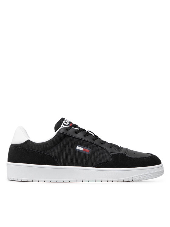 Tommy Jeans Tenisice Tommy Jeans City Textile Cupsole EM0EM00963 Crna