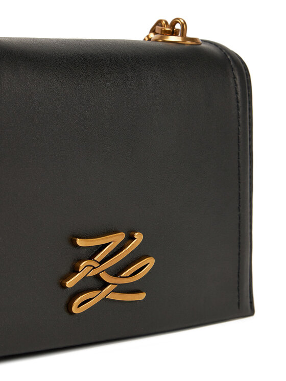 KARL LAGERFELD Ročna torba KARL LAGERFELD A1W30174 Črna