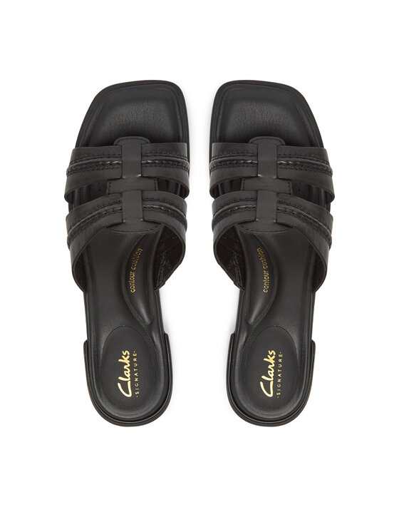 Clarks Шльопанці Clarks Ariany Mule 26181234 Чорний