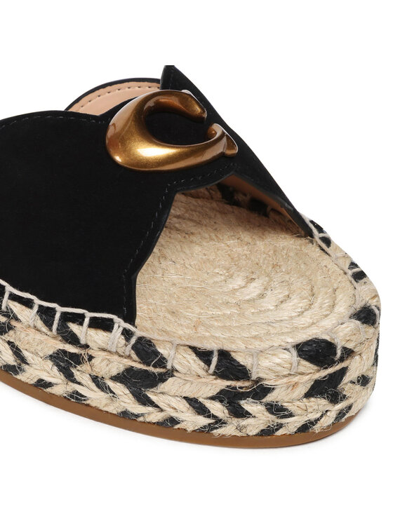 Coach Еспадрили Coach Dillon Suede C8986 Blk Черен