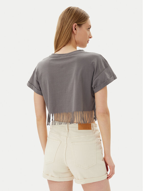 Noisy May Noisy May Футболка Gaby 27033386 Сірий Regular Fit