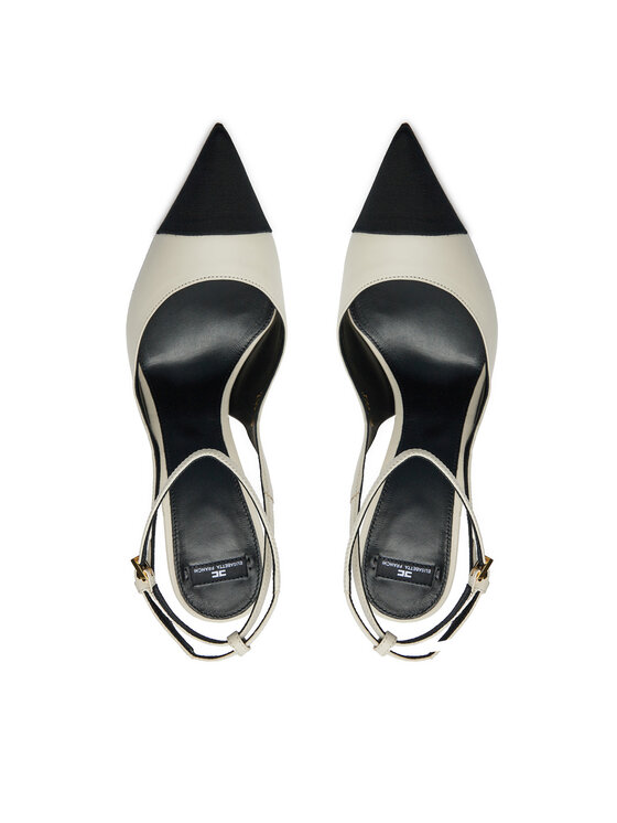 Elisabetta Franchi Туфлі на шпильці Elisabetta Franchi SA-25B-46E2-V570 Écru