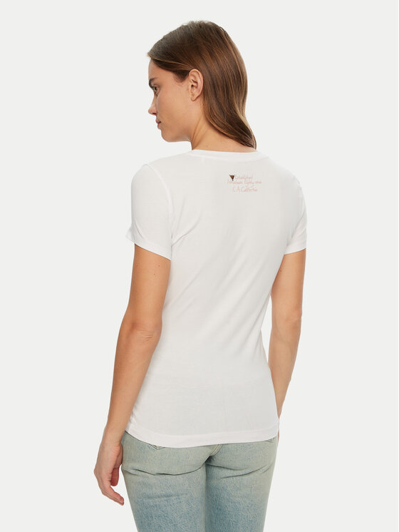 Guess Guess Футболка W5RI22 J1314 Білий Regular Fit