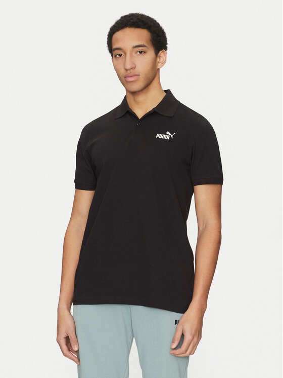 Puma Puma Поло Essentials 682552 Чорний Regular Fit