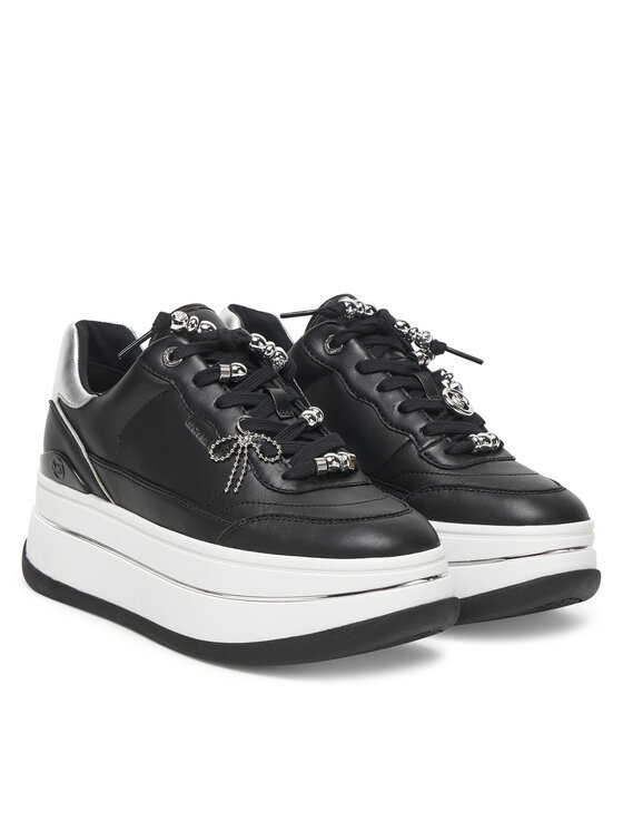 MICHAEL Michael Kors Снікерcи MICHAEL Michael Kors Hayes 43F5HYFS2L Чорний