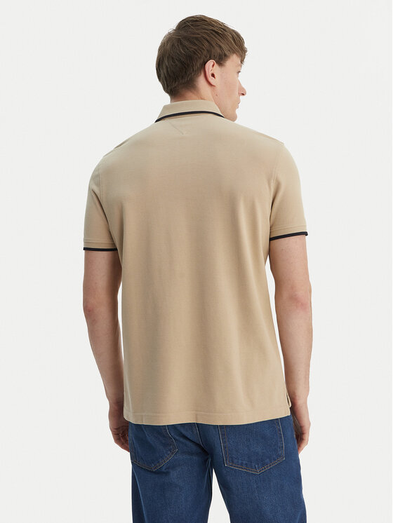 Tommy Hilfiger Tommy Hilfiger Polo Pique MW0MW42749 Beis Regular Fit