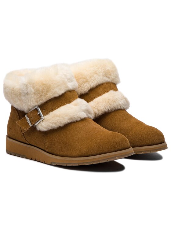 Oxley Fur Fur Cuff Ankle Boots Emu Australia Oxley Fur Cuff Ankle
