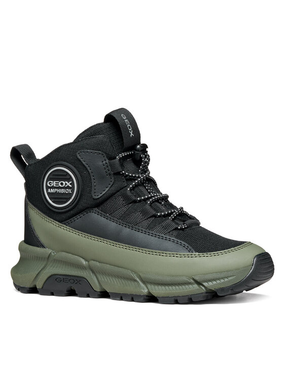 Geox Kotníková obuv Geox J Flexyper Plus Boy B Abx J66LCF 0FUCE C0033 M Tmavě zelená
