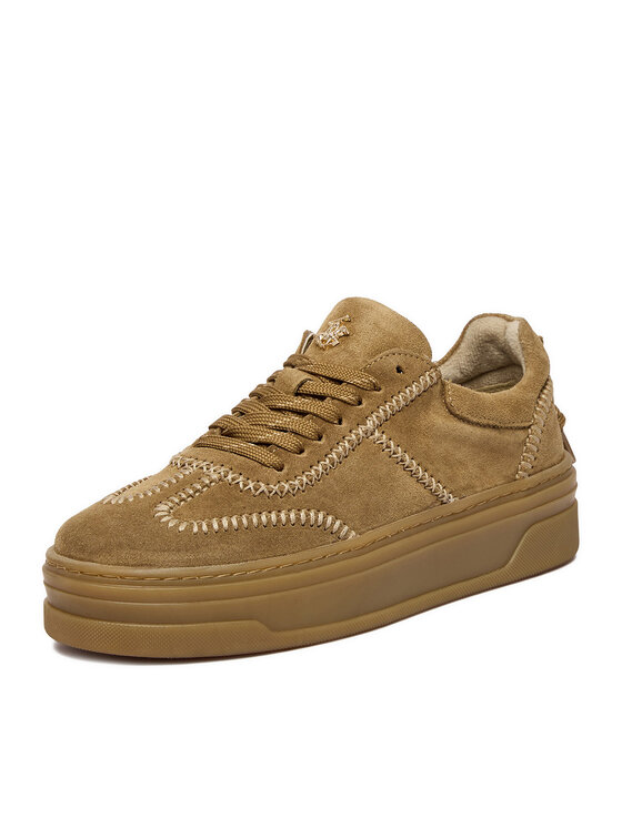 Beverly Hills Polo Club Sneakersy Beverly Hills Polo Club EO-WI16-MALMO-01 Beżowy ciemny