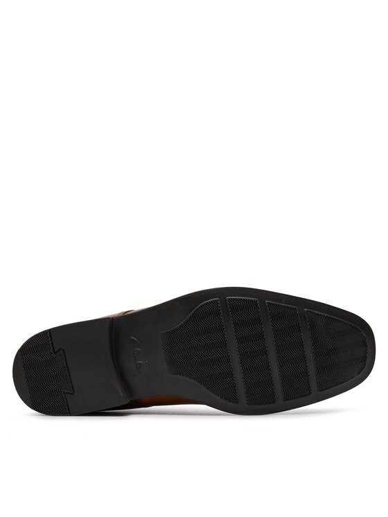 Clarks Туфлі Clarks Tilden Walk 261300957 Коричневий