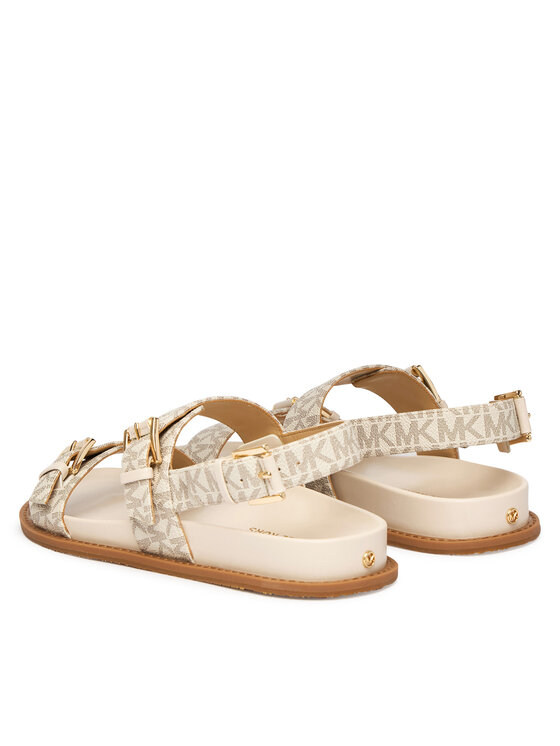 MICHAEL Michael Kors Босоніжки MICHAEL Michael Kors Nia Flat 40S6NIFS2B Кремовий