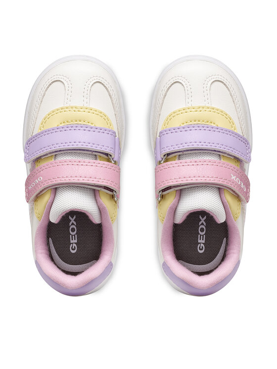Geox Laisvalaikio batai Geox B Eclyper Girl B665MA 000BC C1R8Z Balta
