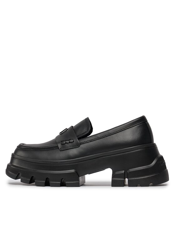 Tommy Jeans Loaferai Tommy Jeans Tjw Chunky Loafer EN0EN02504 Juoda