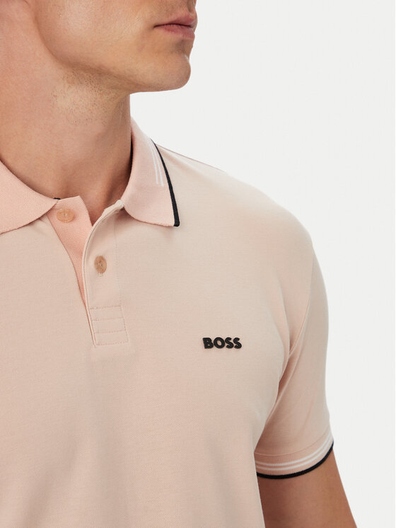 BOSS BOSS Polo Paul 50506193 Naranja claro Regular Fit