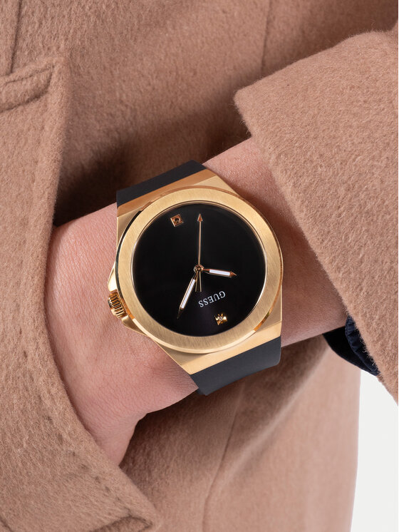 Guess Pulkstenis Guess GW0790G1 Melns