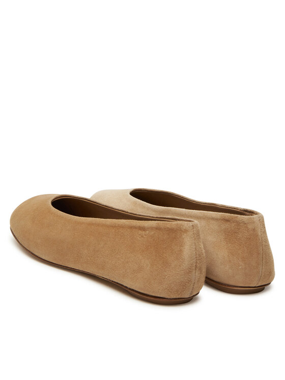 Weekend Max Mara Балетки Weekend Max Mara Todisuede 2525526074600 Бежевий