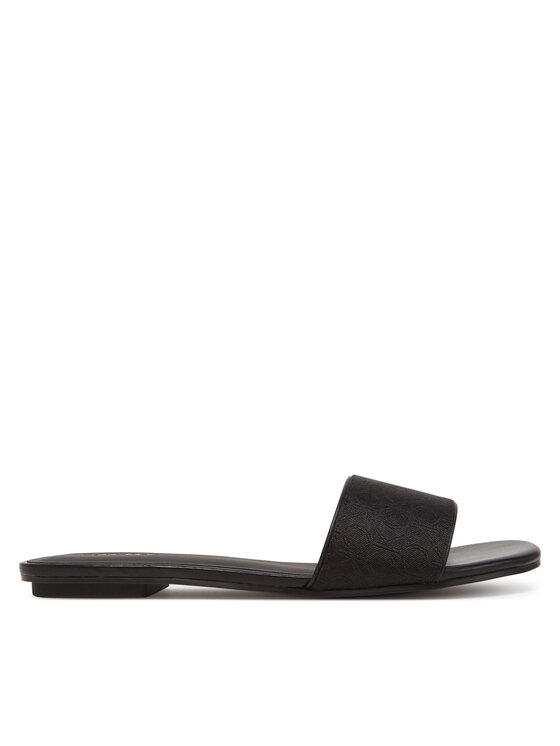 Calvin Klein Klapki Calvin Klein Flat Slide Jacq HW0HW02389 Czarny