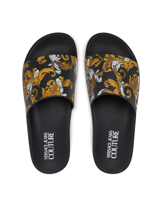 Versace Jeans Couture Шльопанці Versace Jeans Couture 78VA3SQ3 Чорний