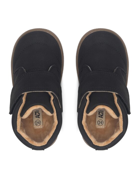 Action Boy Šnurovacia obuv Action Boy CM211208-9 Čierna