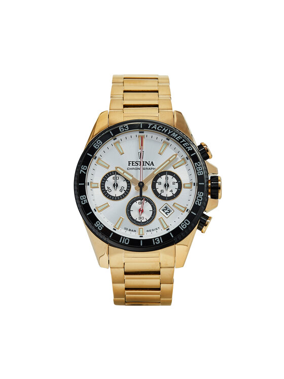 Festina Ročna ura Festina Timeless Chronograph 20634/1 Zlata