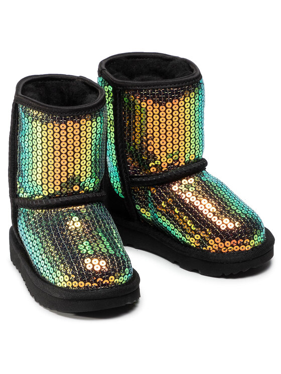 Ugg Снігоходи Ugg T Classic II Stellar Sequin 1112245T Чорний