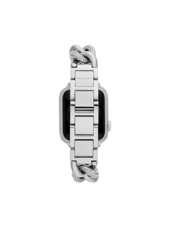 Michael Kors Змінний ремінець для годиннаки Apple Watch Michael Kors MKS8058E Срібний
