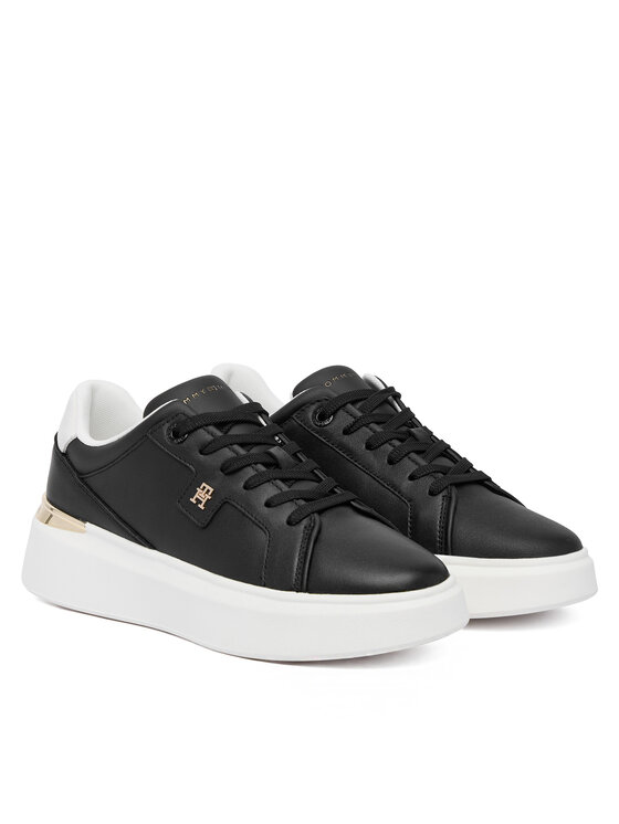 Tommy Hilfiger Sportcipők Tommy Hilfiger Th Chic Platform FW0FW09396 Fekete
