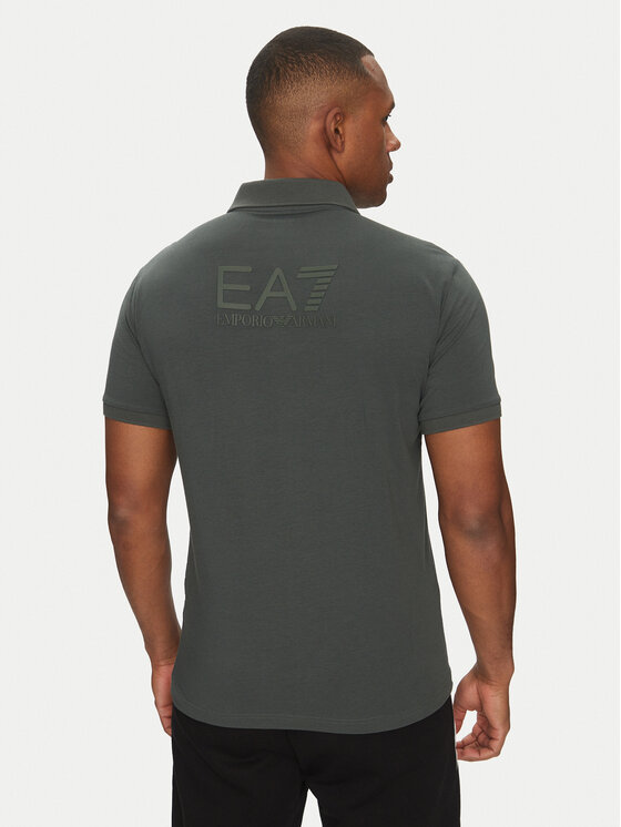 EA7 Emporio Armani EA7 Emporio Armani Поло 7M000228 AF10373 U8109 Сірий Regular Fit