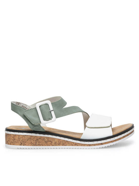 Rieker Sandali Rieker V3660-52 Verde