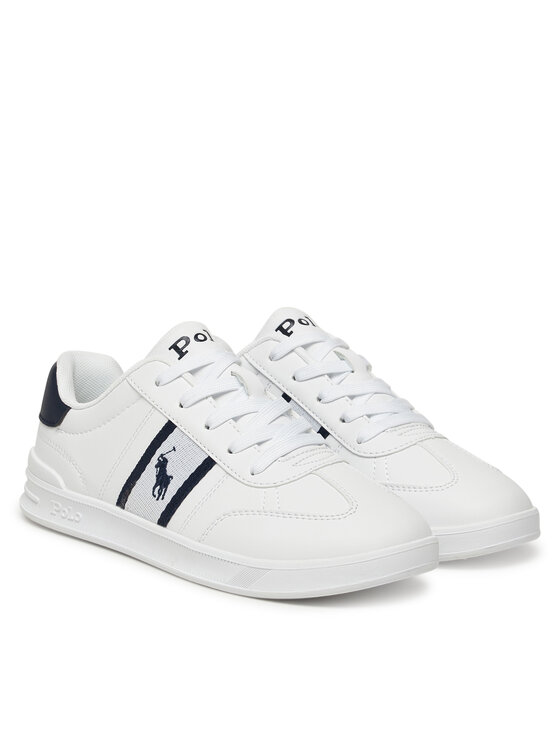 Polo Ralph Lauren Sneakersy Polo Ralph Lauren Heritage Court III T-Toe RL02475101 Bílá