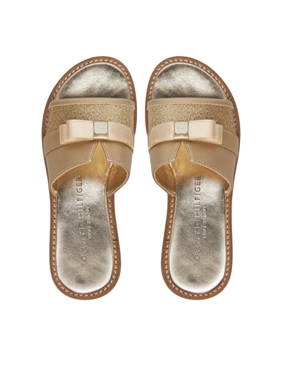 Tommy Hilfiger Ciabatte Tommy Hilfiger Sandal T4A2-33942-0572 M Oro
